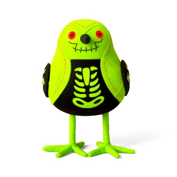 Target Hyde & Eek NEW Feathery Friends X-RAY Halloween Zombie Bird Figurine 2024 - Picture 1 of 7